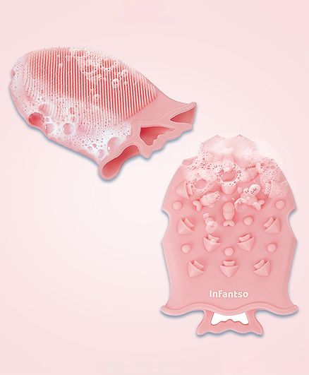 Infantso Silicone Bathing Brush - Pink