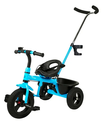 R for Rabbit Tiny Toes Grand The Smart Plug N Play Tricycle - Black Blue