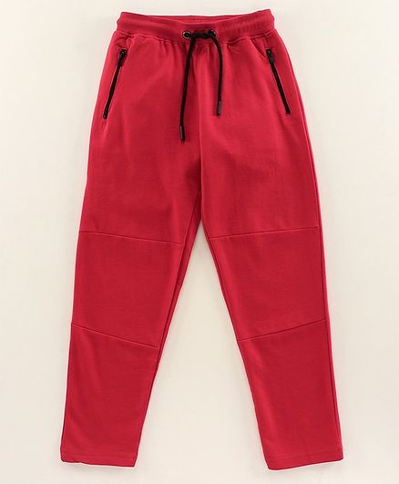 Pine Kids Full Length Biowashed Lounge Pant - Red