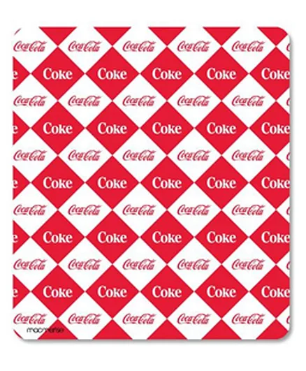 Macmerise Mouse Pad Coco Cola Print - Red White