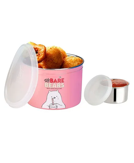 Falcon Dura Snack Container Pink - 450 ml