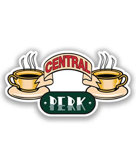 Macmerise Central Perk Theme Stickon - Multicolor