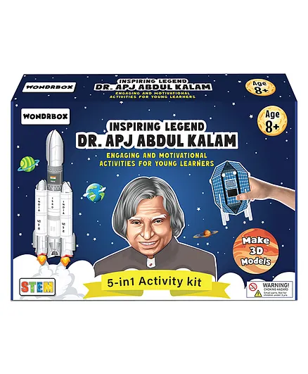 Wondrbox Dr. APJ Abdul Kalam 4 in 1 DIY Activity Kit Multicolor - Pack of 5