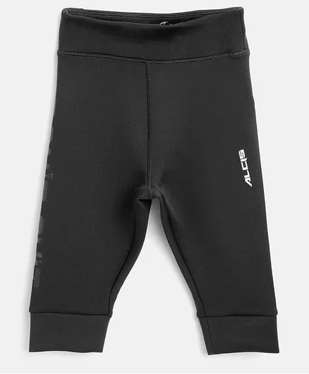 Alcis Solid Color Full Length Jogger - Black