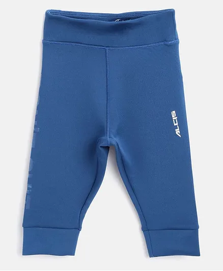 Alcis Solid Full Length Solid Color Joggers - Blue
