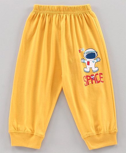 Tango Full Length Lounge Pant Space Print - Yellow