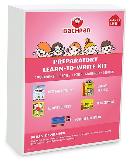 Bachpan Preparatory Learn To Write Workbooks Set of 2 - English