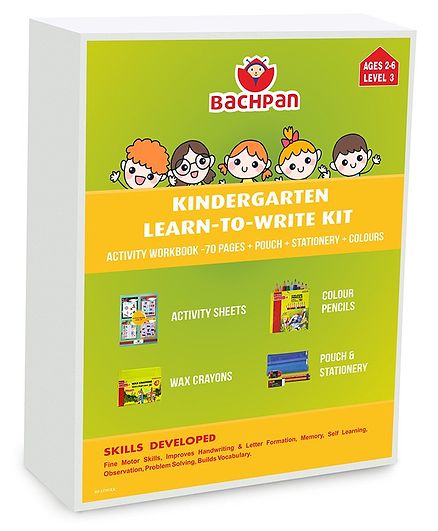 Bachpan Kindergarten Learn To Write Workbook - English