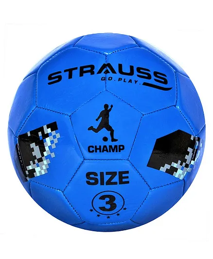 Strauss Size 3 Kids Football - Blue