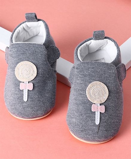 KIDLINGSS Candy Patch Booties - Grey