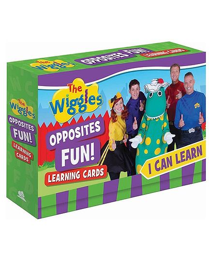 Wilco International Wiggles Opposites Flash Card Pack of 14 - Multicolor