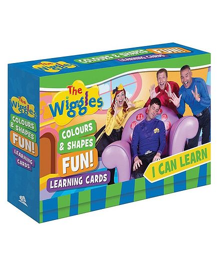 Wilco International Wiggles Color & Shapes Flash Card Pack of 14 - Multicolor