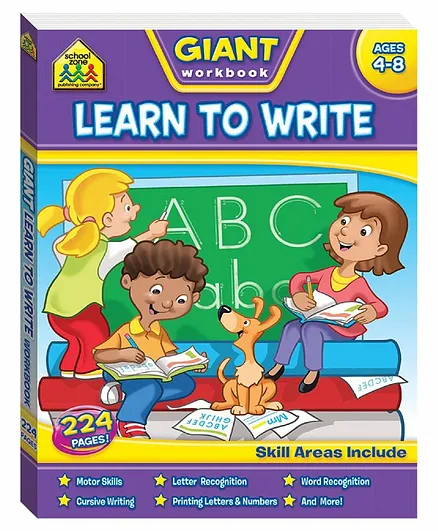 Learn To Write Giant Workbook - English