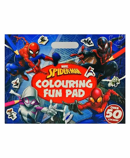 Spider-Man Colouring Pad - English
