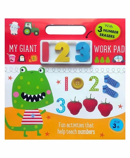 My Giant Activity Book with Eraser - English