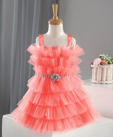 Bluebell Singlet Party Frock - Pink