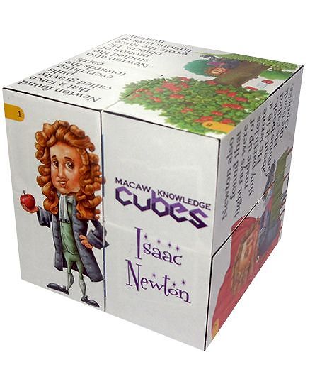 Macaw Scientist Cube - Isaac Newton