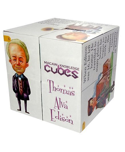 Macaw Scientist Cube - Thomas Alva Edison