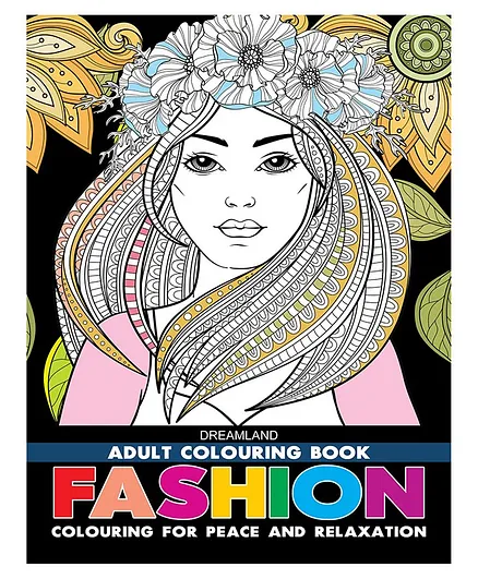 Dreamland Fashion- Colouring Book for Adults