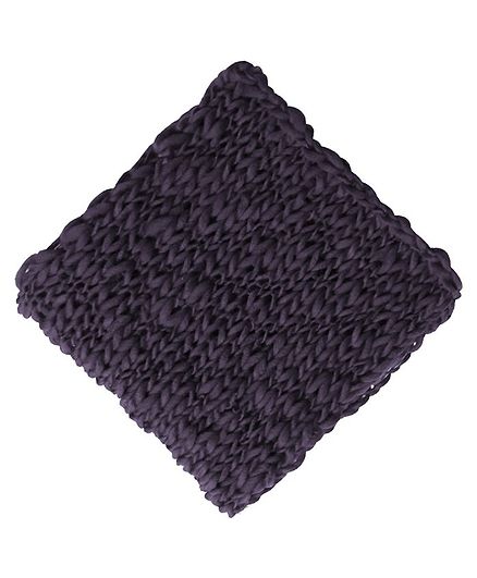 Bembika Layering Basket Stuffer Bump Blanket Photography Prop - Dark Purple