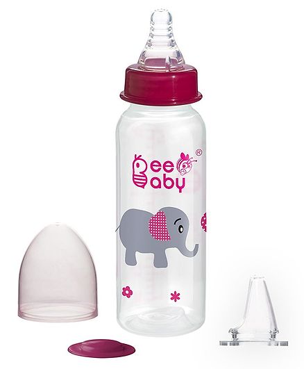 Beebaby Advance Anti-Colic Feeding Bottle to Sippy Bottle Starter Kit Pink - 250 ml