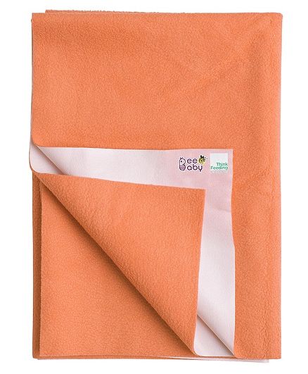Beebaby UltraDry Baby Bed Protector Small - Light Orange