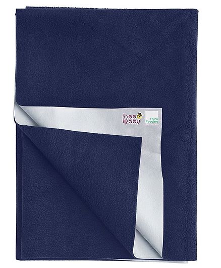 Beebaby UltraDry Baby Bed Protector Medium - Dark Blue