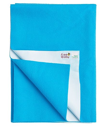 Beebaby Ultra Dry Baby Bed Protector Sheet - Blue
