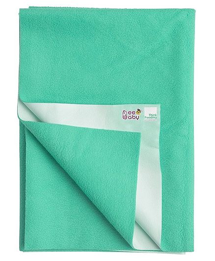 Beebaby Ultra Dry Baby Bed Protector Sheet - Green