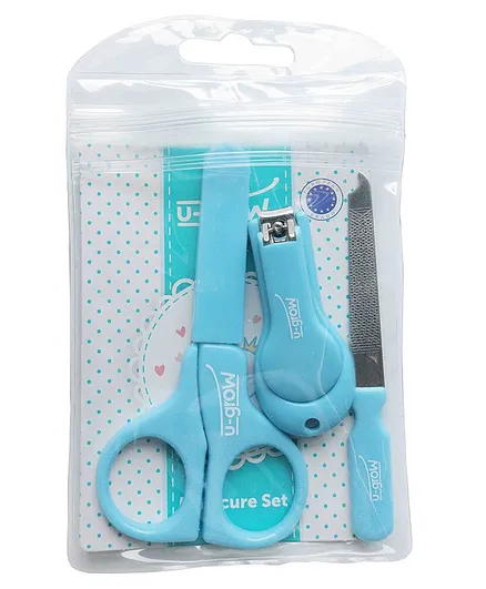 U-grow Baby Nail Clipper - Manicure Set - Blue