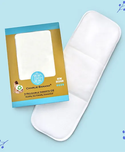 Charlie Banana Reusable Cloth Diaper Inserts - Small