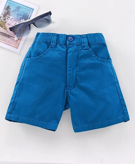 Bodycare Solid Colour Shorts - Blue