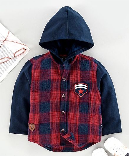 Trendy Cart Full Sleeves Checked Shirt - Blue