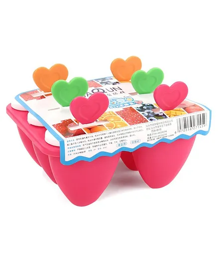 Ice Popsicle Moulds - Pink