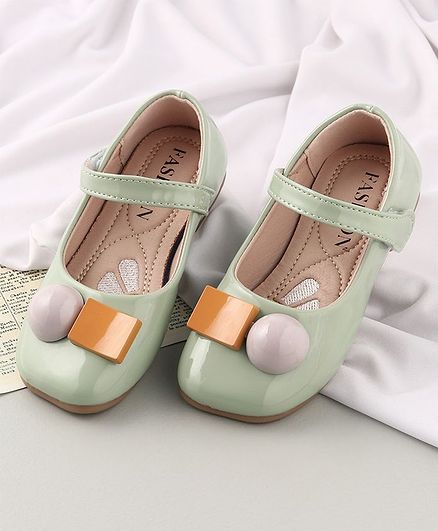 KIDLINGSS Velcro Closure Mary Jane - Light Green