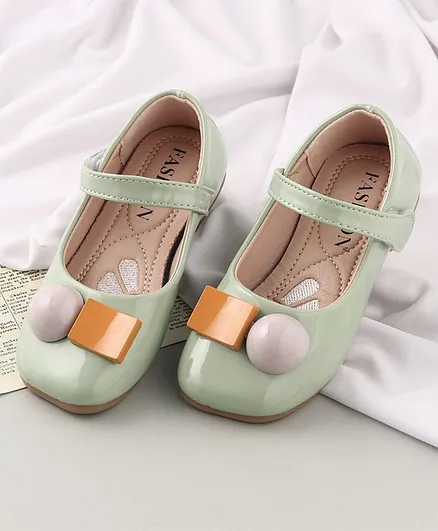 KIDLINGSS Velcro Closure Mary Jane - Light Green