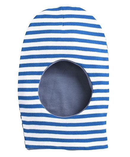 BUMZEE Striped Monkey Cap - Blue