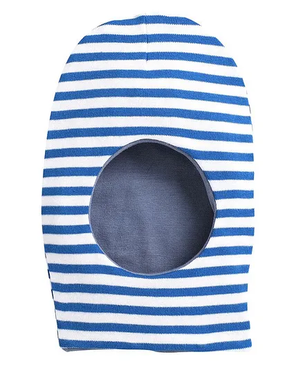 BUMZEE Striped Monkey Cap - Blue