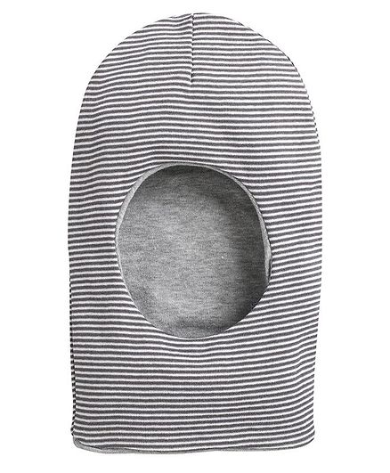 BUMZEE Striped Monkey Cap - Grey