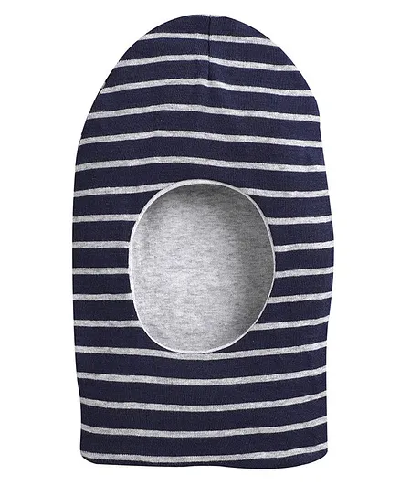 BUMZEE Striped Monkey Cap - Blue