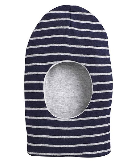BUMZEE Striped Monkey Cap - Blue