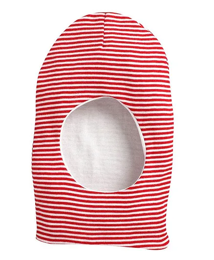 BUMZEE Striped Monkey Cap - Red