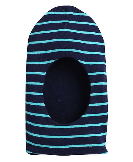 BUMZEE Striped Monkey Cap - Navy Blue