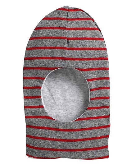 BUMZEE Striped Monkey Cap - Red