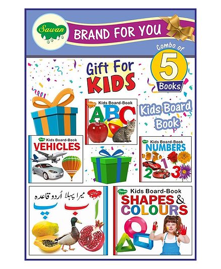Sawan My First Library Kids Board Books Set of 5 - English