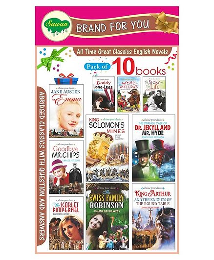 Sawan All Time Great Classics English Novels Set of 10 - English