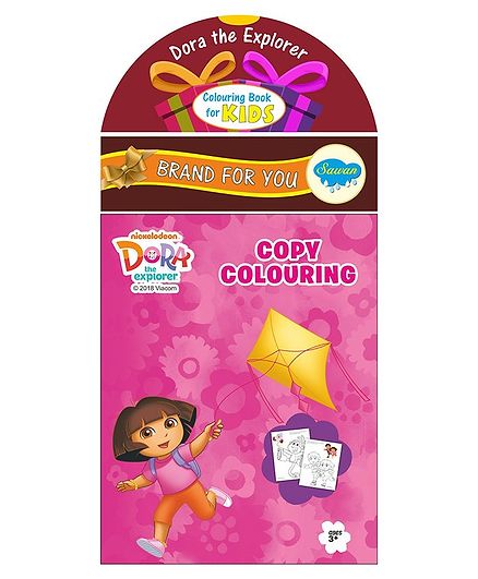 Sawan Dora The Explorer Copy Colouring Book - English