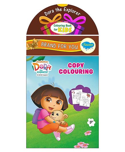 Sawan Dora The Explorer Copy Colouring Book - English