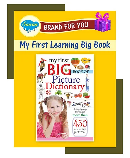 Sawan My First Learning Big Book Of Picture Dictionary - English