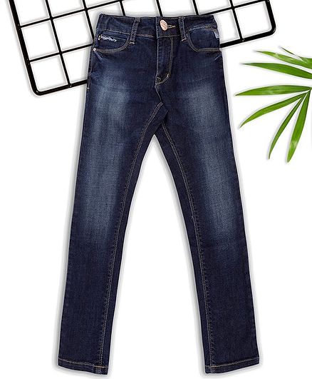 Sodacan Solid Full Length Jeans - Blue